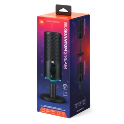 JBL Quantum Stream fekete streamer mikrofon