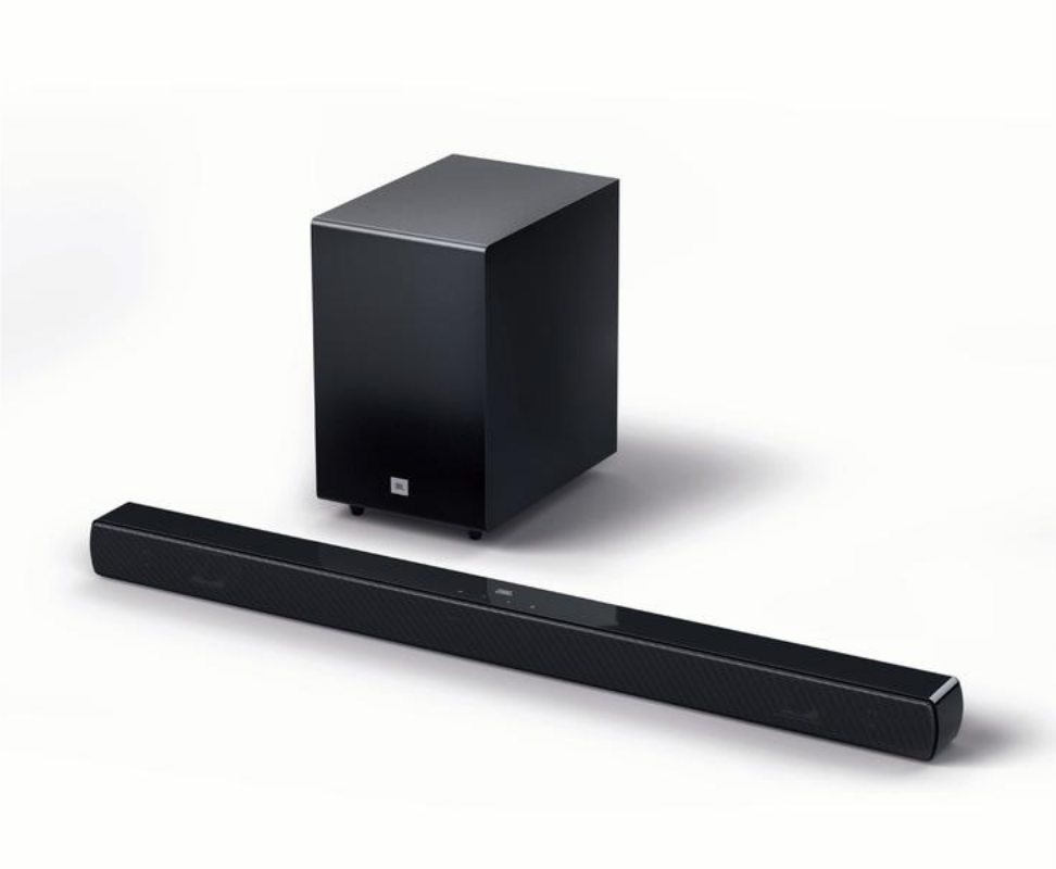 JBL SB170 vezeték nélküli mélysugárzóval fekete hangprojektor