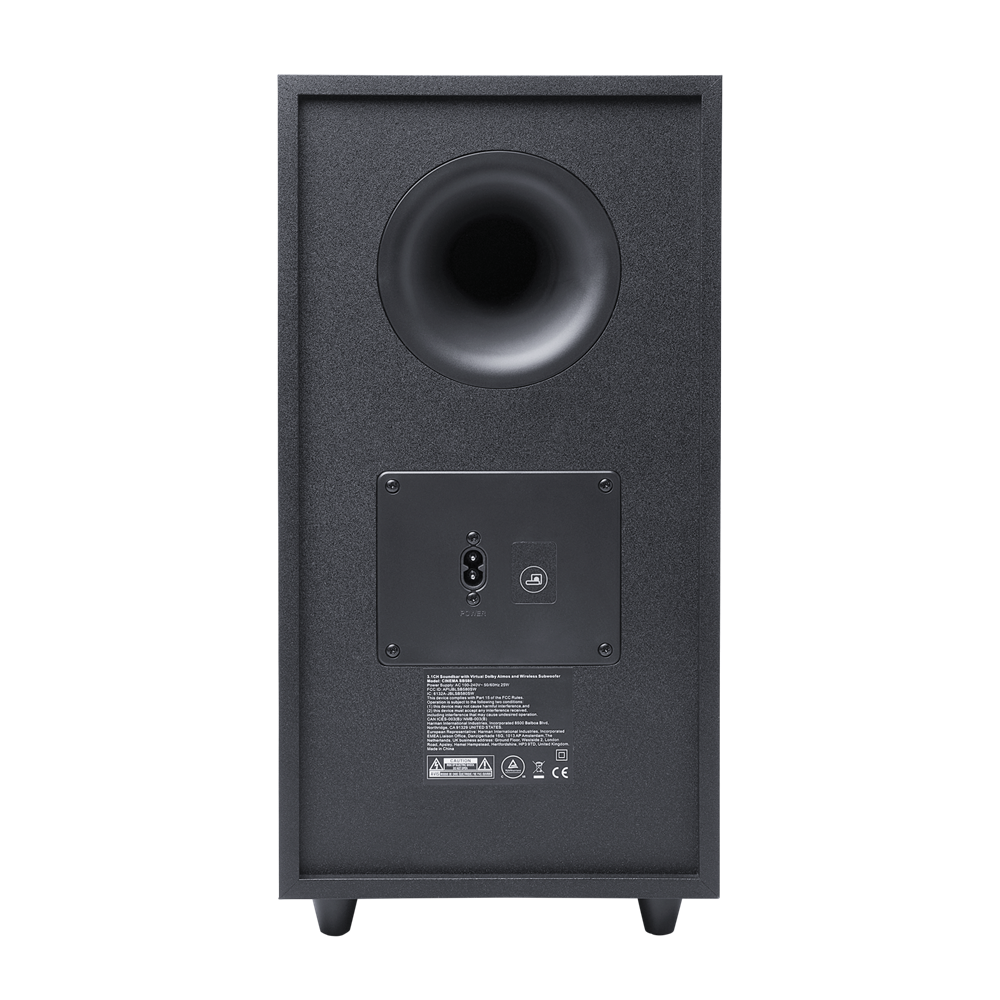 JBL SB580 BLKEP 3.1 csatornás fekete hangprojektor + vezeték nélküli mélysugárzó