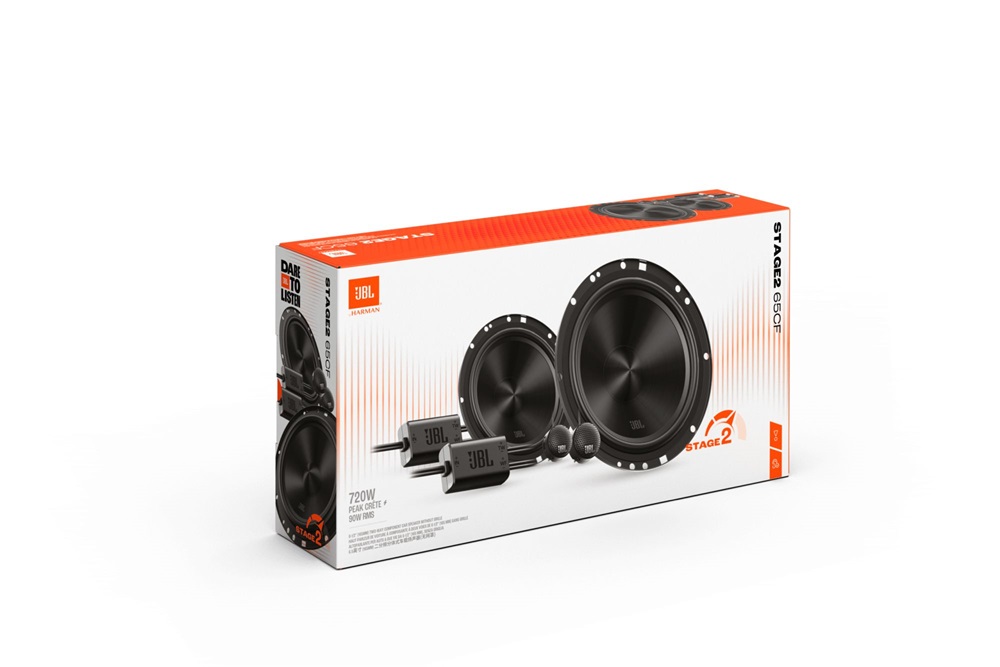 JBL STAGE2 65CF 16,5 cm-es komponens hangszóró szett rács nélkül