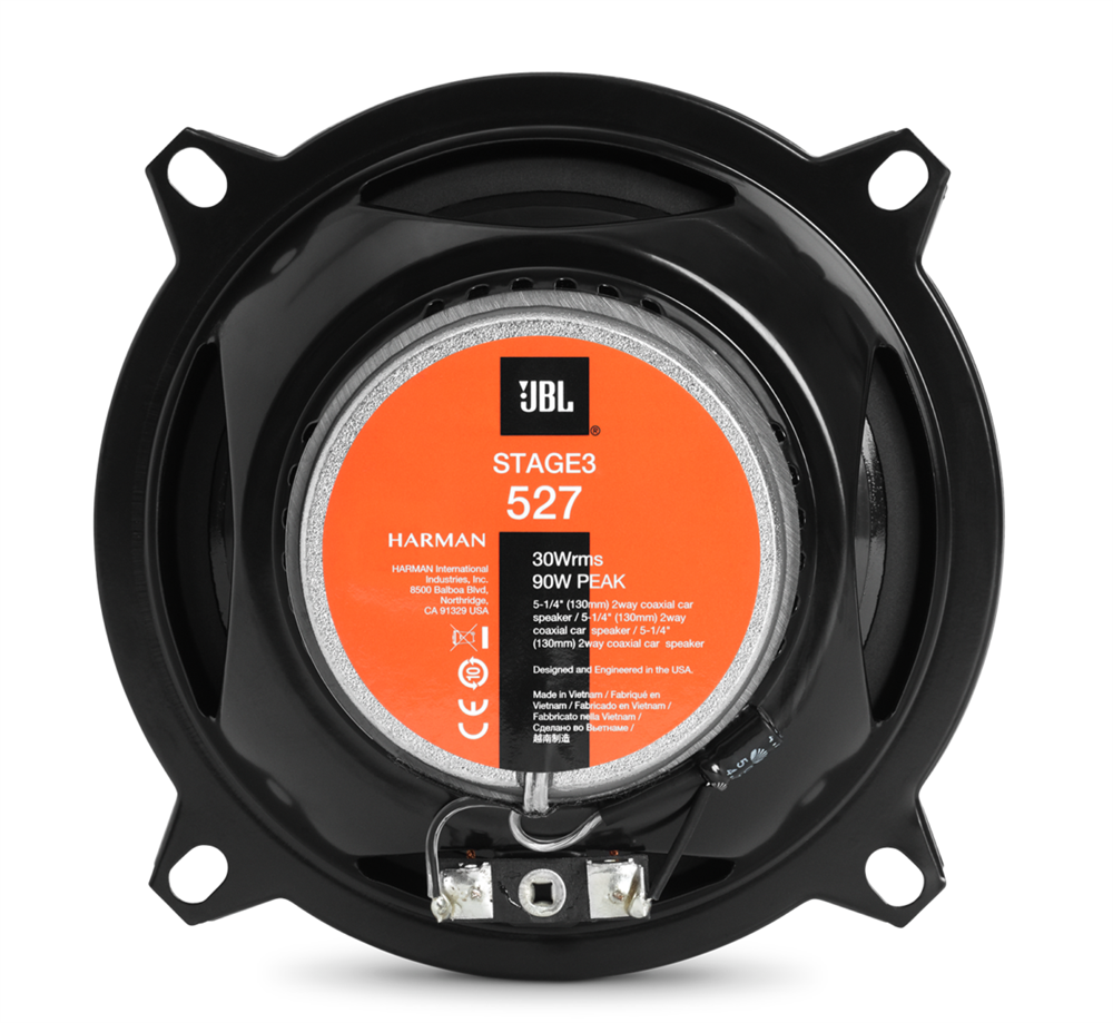JBL STAGE3 527 13cm-es 2 utas koaxiális autós hangszóró pár