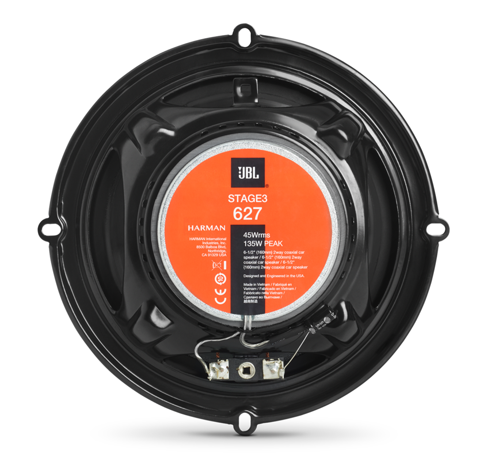 JBL STAGE3 627 16,5cm-es 2 utas koaxiális autós hangszóró pár