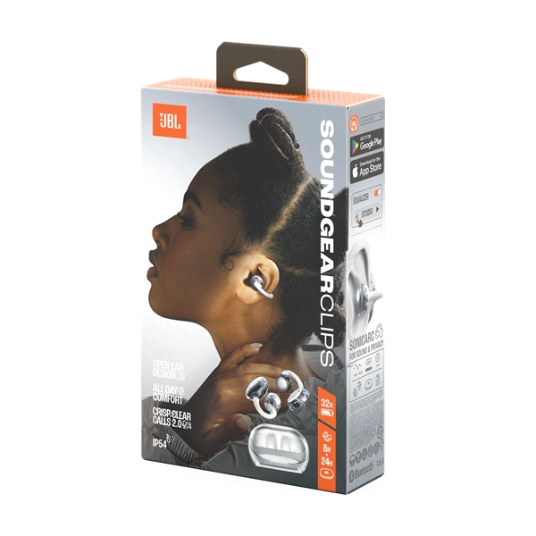 JBL Soundgear Clips True Wireless Bluetooth fehér Open-Ear fülhallgató