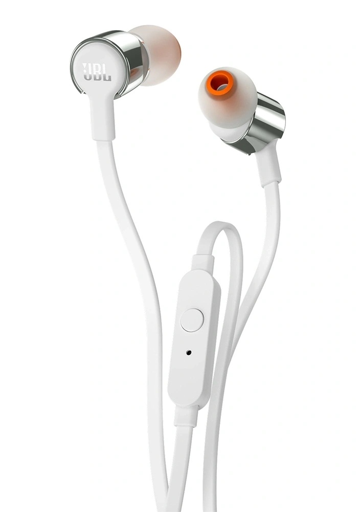 JBL T210GRYE szürke mikrofonos fülhallgató