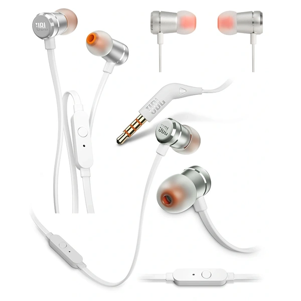 JBL T290SILE ezüst mikrofonos fülhallgató