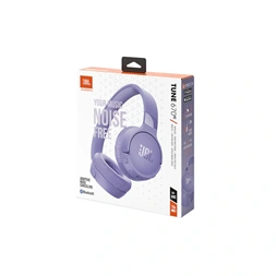 JBL T670 NC PUR Bluetooth zajszűrős lila fejhallgató