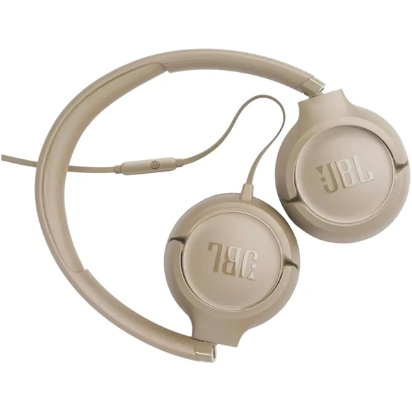 JBL Tune 530 USB-C vezetékes bézs fejhallgató