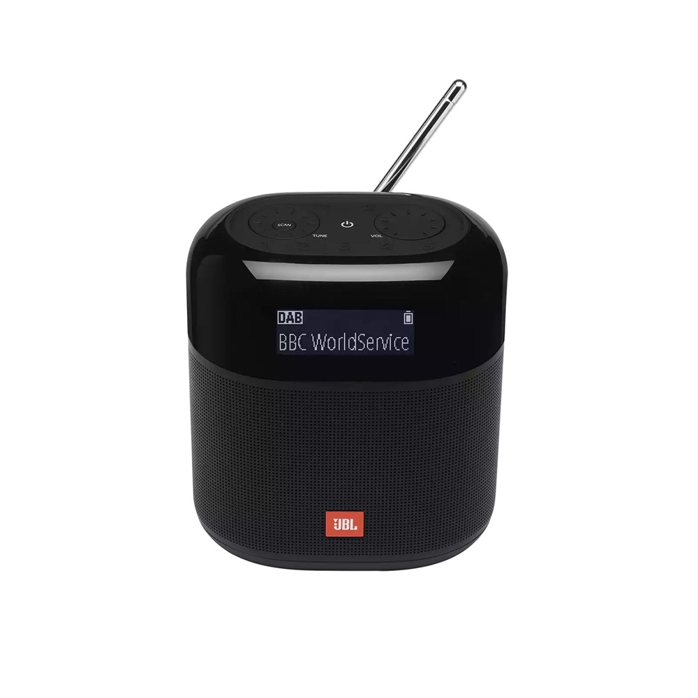 JBL TunerXL fekete hordozható Bluetooth FM/DAB rádiós hangszóró (Újracsomagolt)