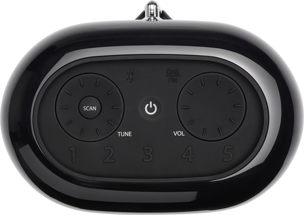JBL TunerXL fekete hordozható Bluetooth FM/DAB rádiós hangszóró