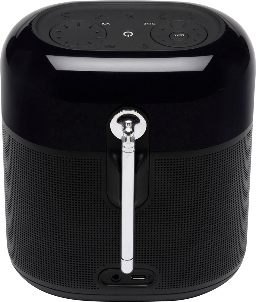 JBL TunerXL fekete hordozható Bluetooth FM/DAB rádiós hangszóró