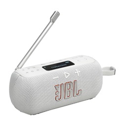 JBL Tuner 3 fehér hordozható Bluetooth FM/DAB rádiós hangszóró