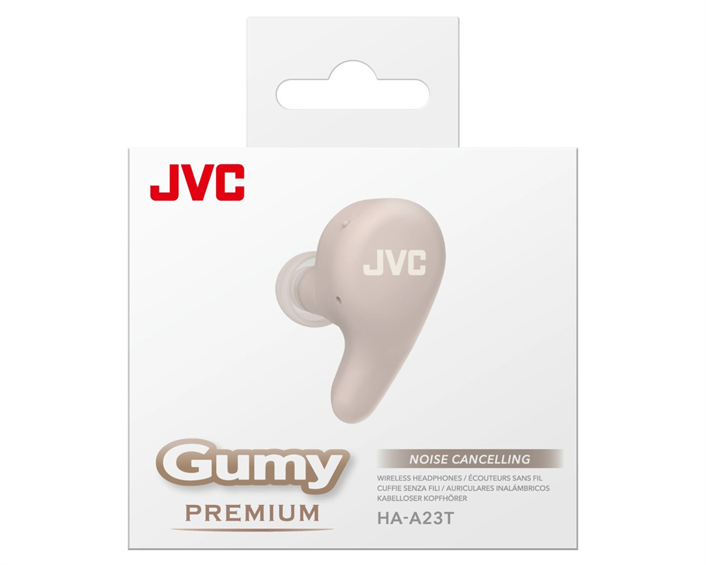 JVC HA-A23T-T True Wireless Bluetooth zajszűrős barna fülhallgató