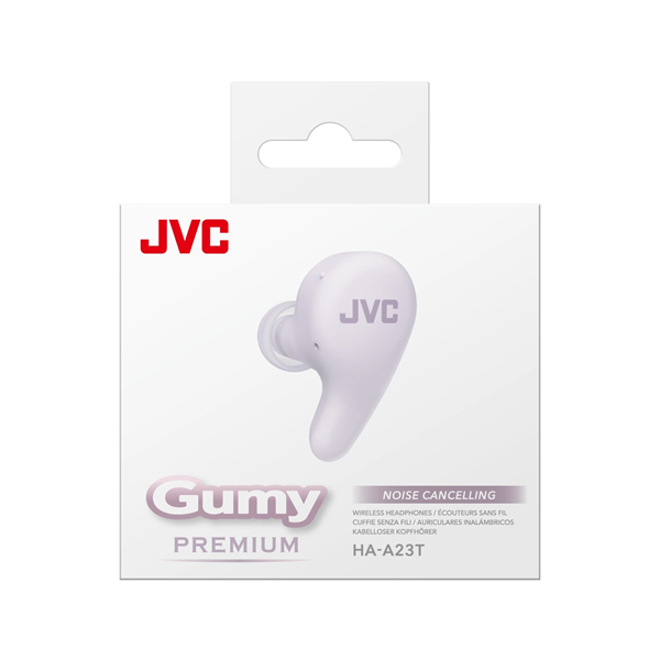 JVC HA-A23T-V True Wireless Bluetooth zajszűrős szőlő joghurt színű fülhallgató