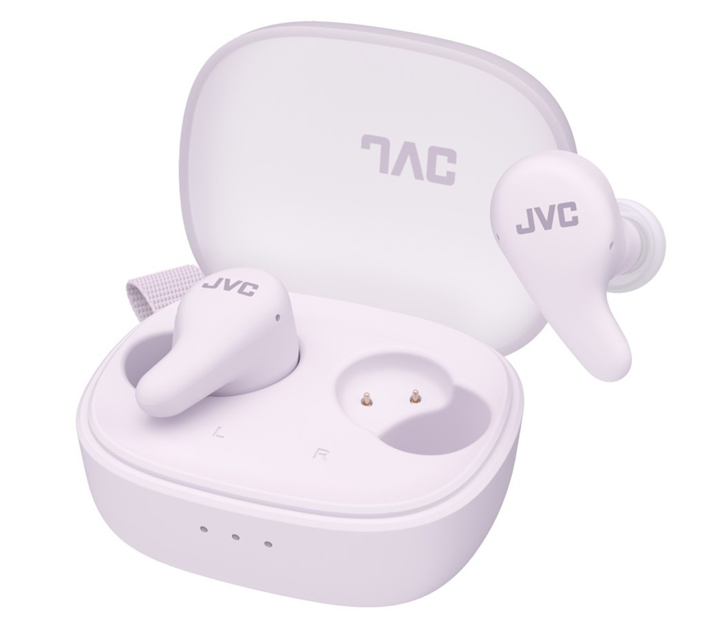 JVC HA-A23T-V True Wireless Bluetooth zajszűrős szőlő joghurt színű fülhallgató