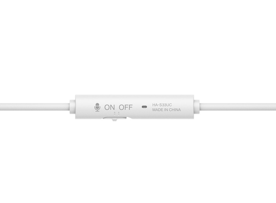 JVC HA-S33UC-W USB-C vezetékes fehér mikrofonos fejhallgató