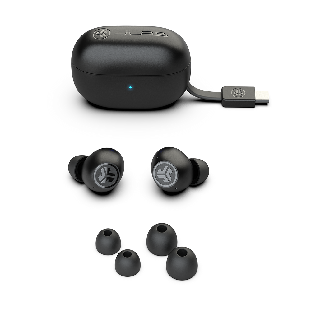 Jlab Go Pop ANC True Wireless Bluetooth fekete fülhallgató