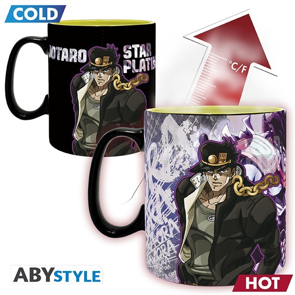 JoJo`s Bizarre Adventure "Jotaro & Dio" 460ml hőre változó bögre