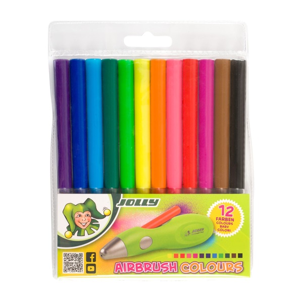 Jolly Airbrush Fun 12 darabos utántöltő készlet