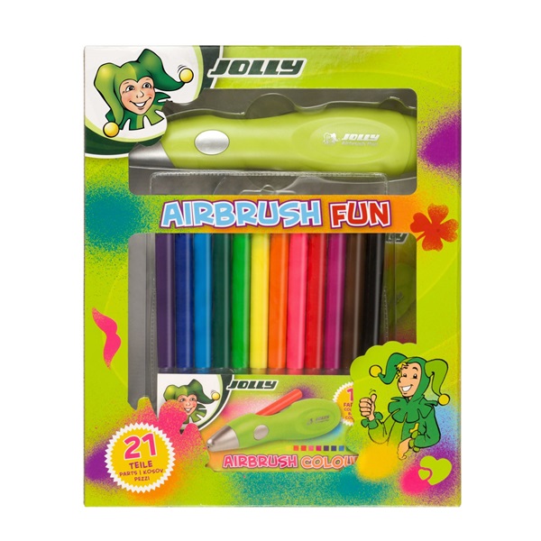 Jolly Airbrush Fun 12 patronos airbrush készlet