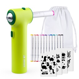 Jolly Airbrush Textile 12 darabos kétvégű színes textilmarker készlet