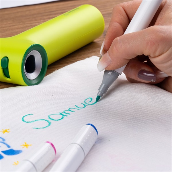 Jolly Airbrush Textile 12 darabos kétvégű színes textilmarker utántöltő készlet