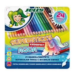 Jolly Superstick Kinderfest Aqua 24 darabos színesceruza készlet