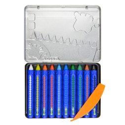 Jolly Superwaxies Aquarell 10 darabos zsírkréta készlet