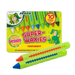 Jolly Superwaxies Classic 10 darabos zsírkréta készlet