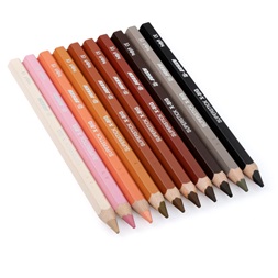 Jolly X-Big Skin Tones extra vastag 10 darabos színesceruza készlet