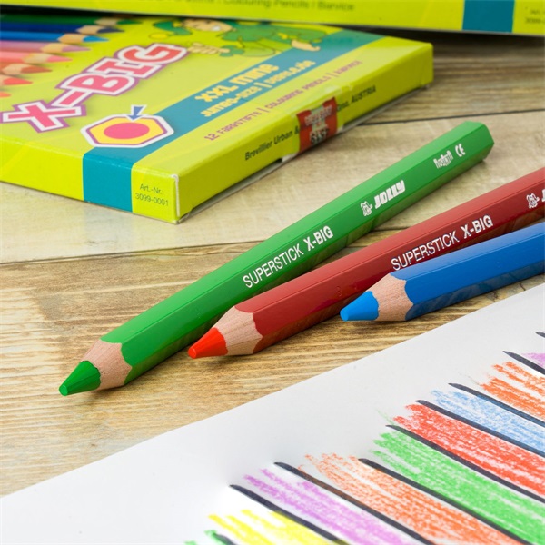 Jolly X-Big extra vastag 12 darabos színesceruza készlet