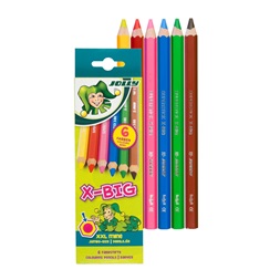 Jolly X-Big extra vastag 6 darabos színesceruza készlet