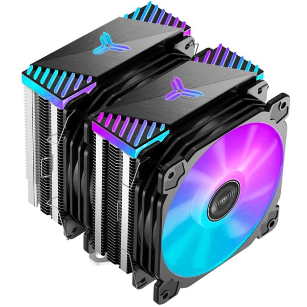 Jonsbo CR-2000GT 2x120mm PWM ARGB fekete processzor hűtő