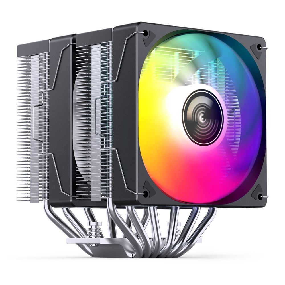 Jonsbo CR-3000E 2x120mm RGB fekete processzor hűtő