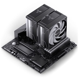 Jonsbo CR-3000E 2x120mm RGB fekete processzor hűtő