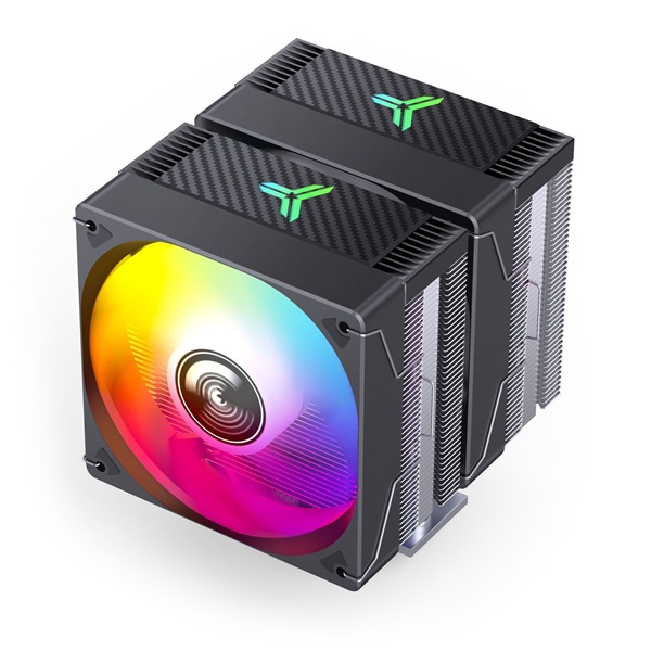 Jonsbo CR-3000E 2x120mm RGB fekete processzor hűtő