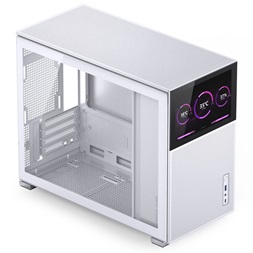 Jonsbo D31 MESH kijelzős mATX edzett üveg fehér ház