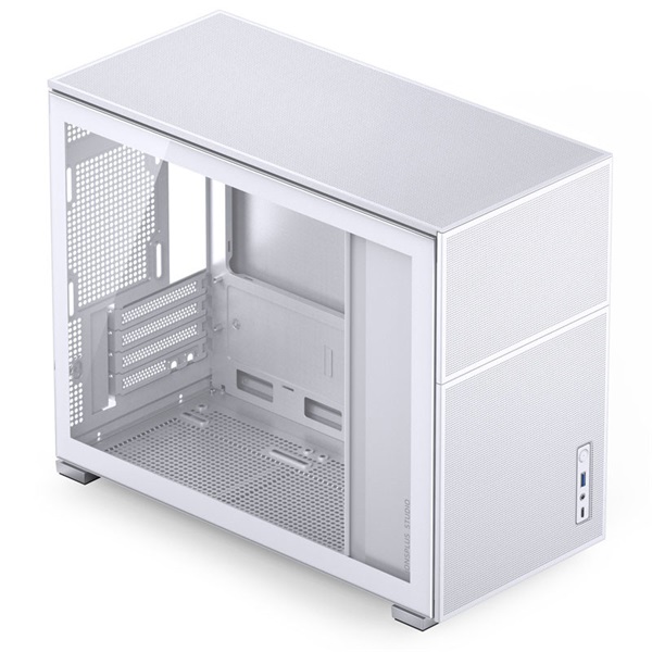 Jonsbo D31 MESH mATX edzett üveg fehér ház