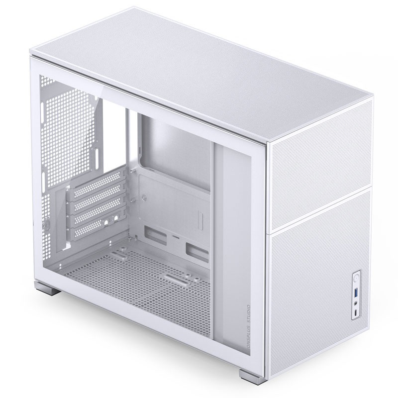 Jonsbo D31 MESH mATX edzett üveg fehér ház