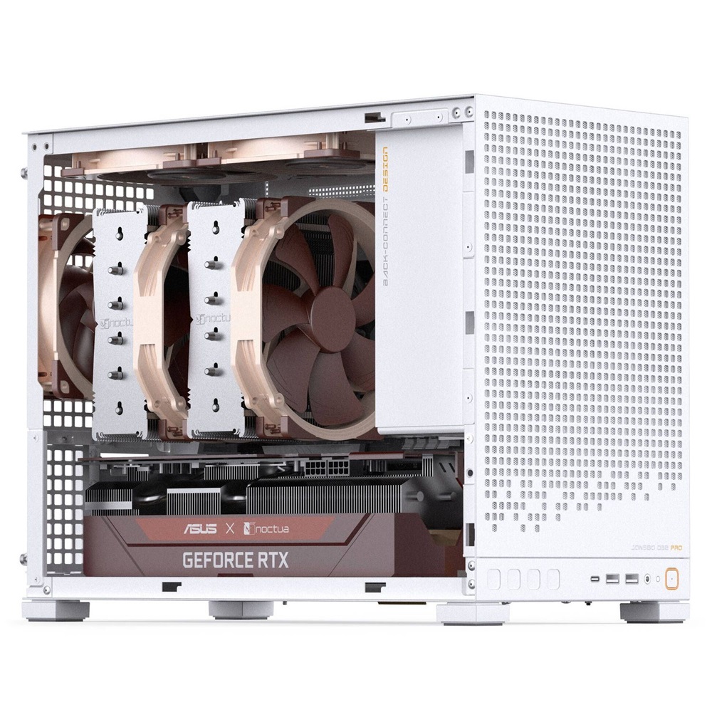 Jonsbo D32 PRO Mesh mATX fehér ház