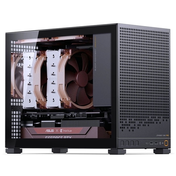 Jonsbo D32 PRO mATX edzett üveg fekete ház
