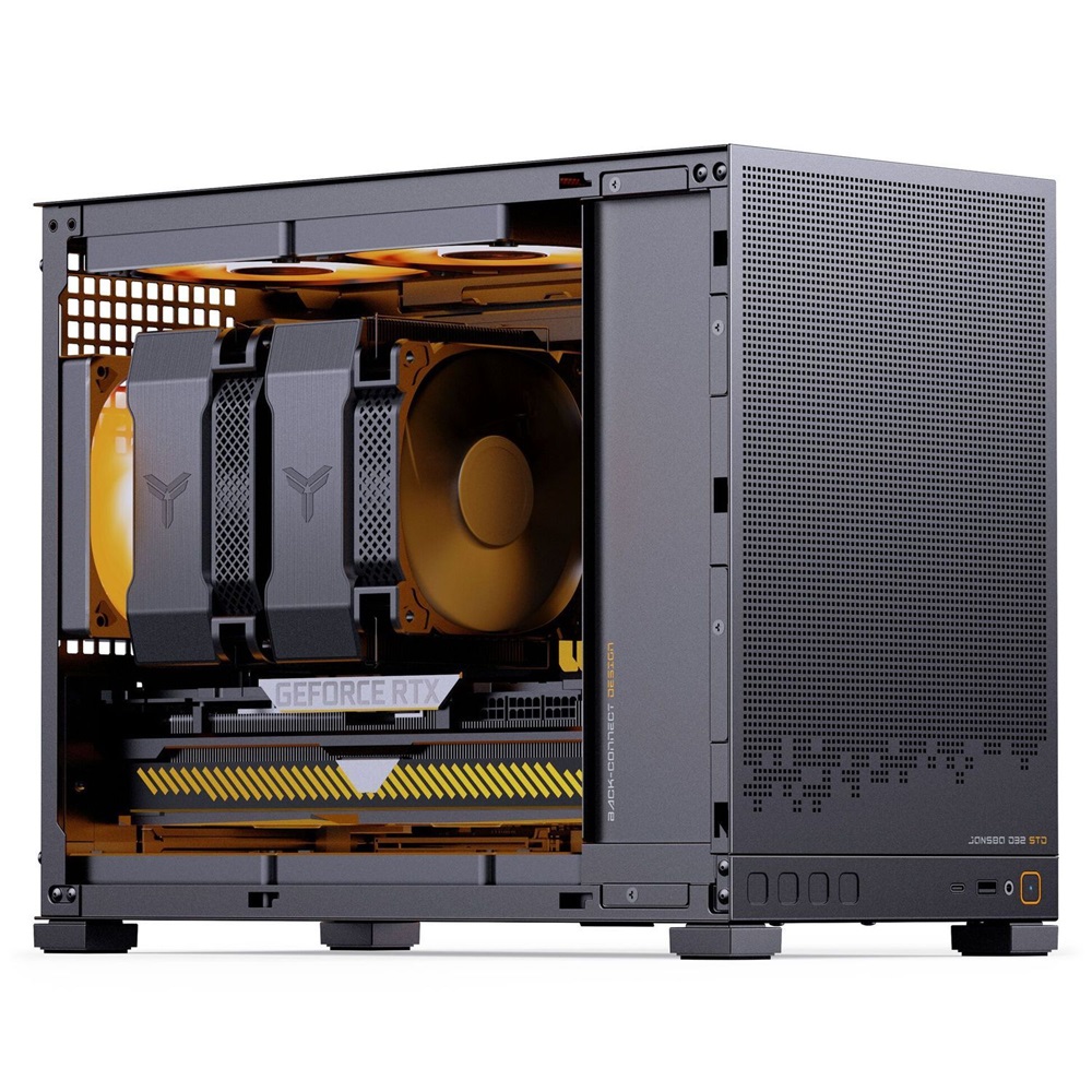 Jonsbo D32 STD Hálós mATX fekete ház