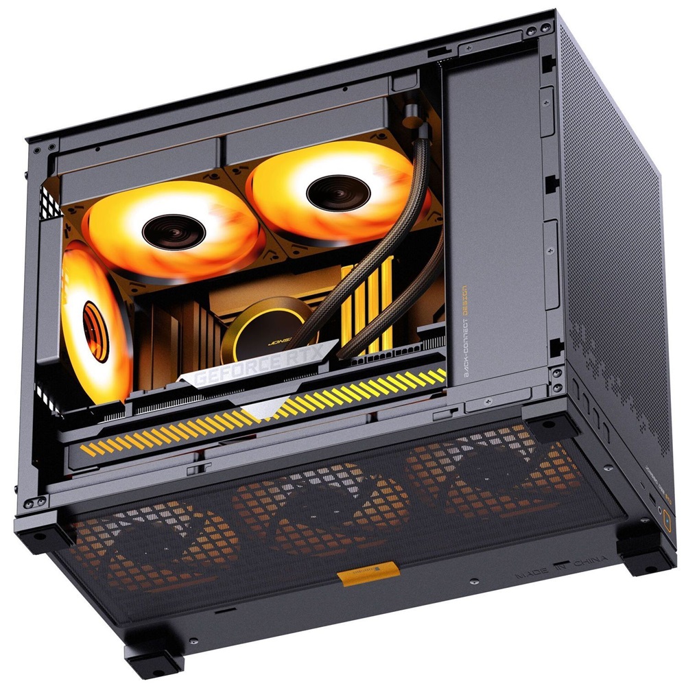 Jonsbo D32 STD Hálós mATX fekete ház