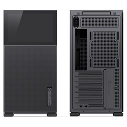 Jonsbo D41 ATX MESH kijelzős edzett üveg fekete ház