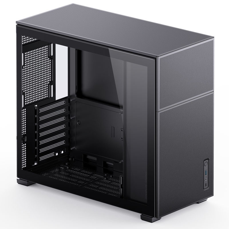 Jonsbo D41 MESH ATX edzett üveg fekete ház