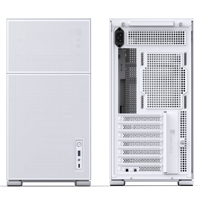 Jonsbo D41 Mesh ATX edzett üveg fehér ház