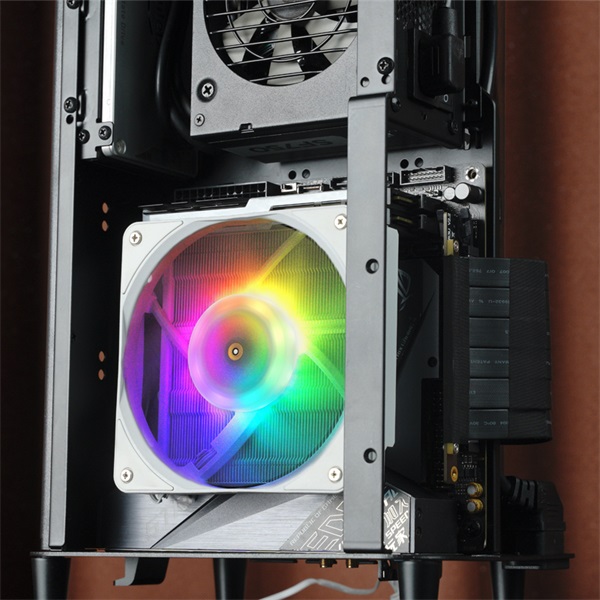 Jonsbo HX6200D 120mm PWM ARGB fehér processzor hűtő