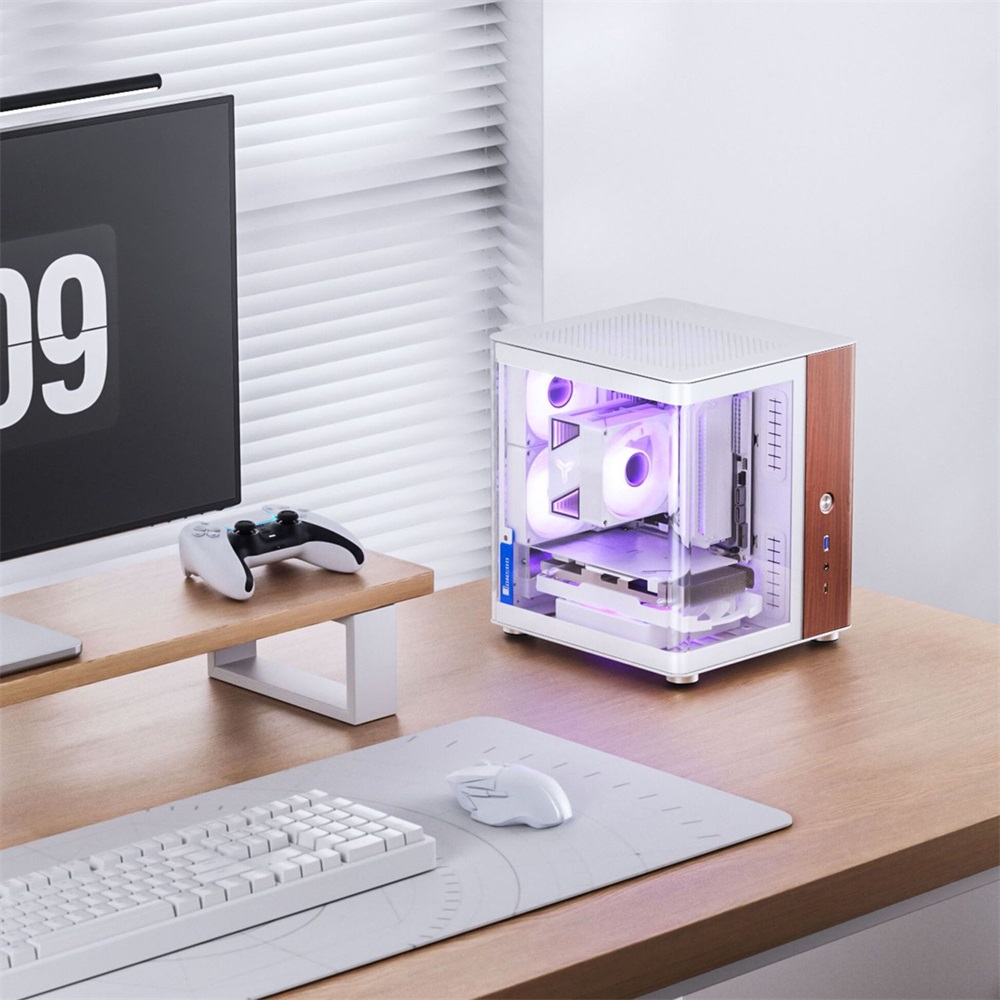 Jonsbo TK-0 mini-ITX,edzett üveg fehér ház