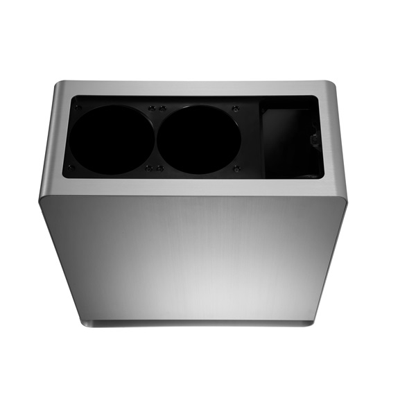 Jonsbo UMX4 ATX ezüst edzett üveg ház
