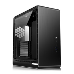 Jonsbo UMX6 E-ATX fekete edzett üveg ház