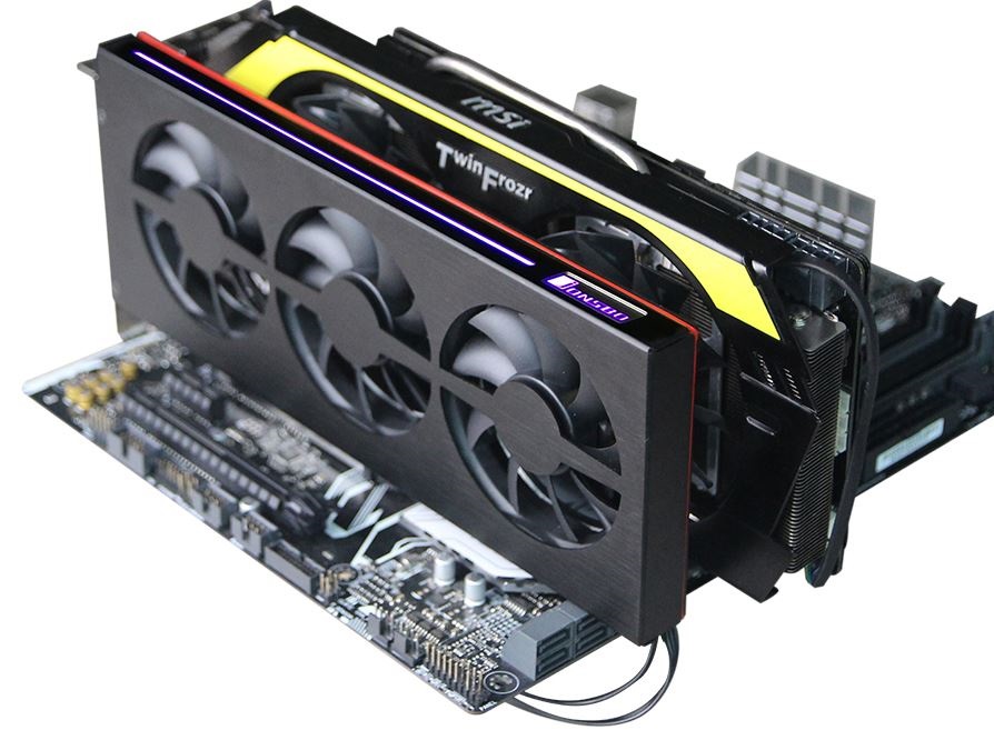 Jonsbo VF-1 3x 8cm RGB PCI VGA hűtő